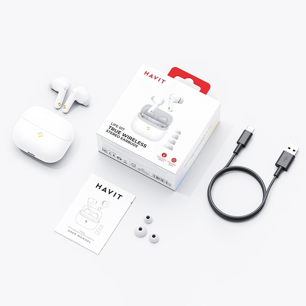 Handsfree Bluetooth HAVIT TW982, TWS, Πράσινο