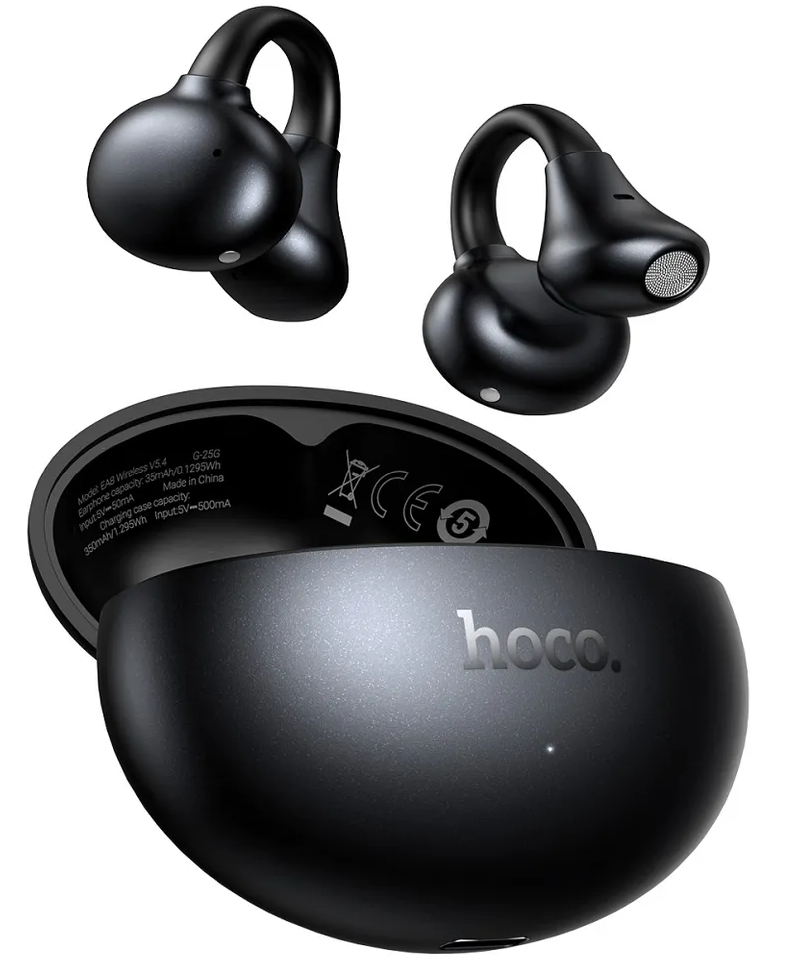 Handsfree Bluetooth HOCO EA8, TWS, Μαύρο