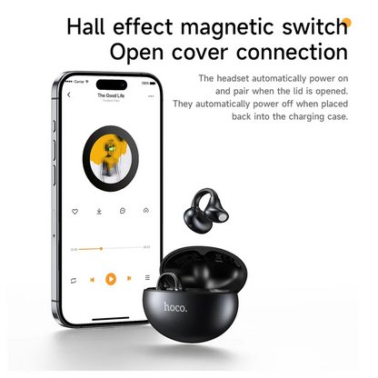 Handsfree Bluetooth HOCO EA8, TWS, Μαύρο