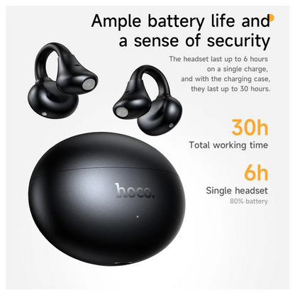 Handsfree Bluetooth HOCO EA8, TWS, Μαύρο