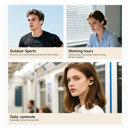 Handsfree Bluetooth HOCO EA8, TWS, Μαύρο