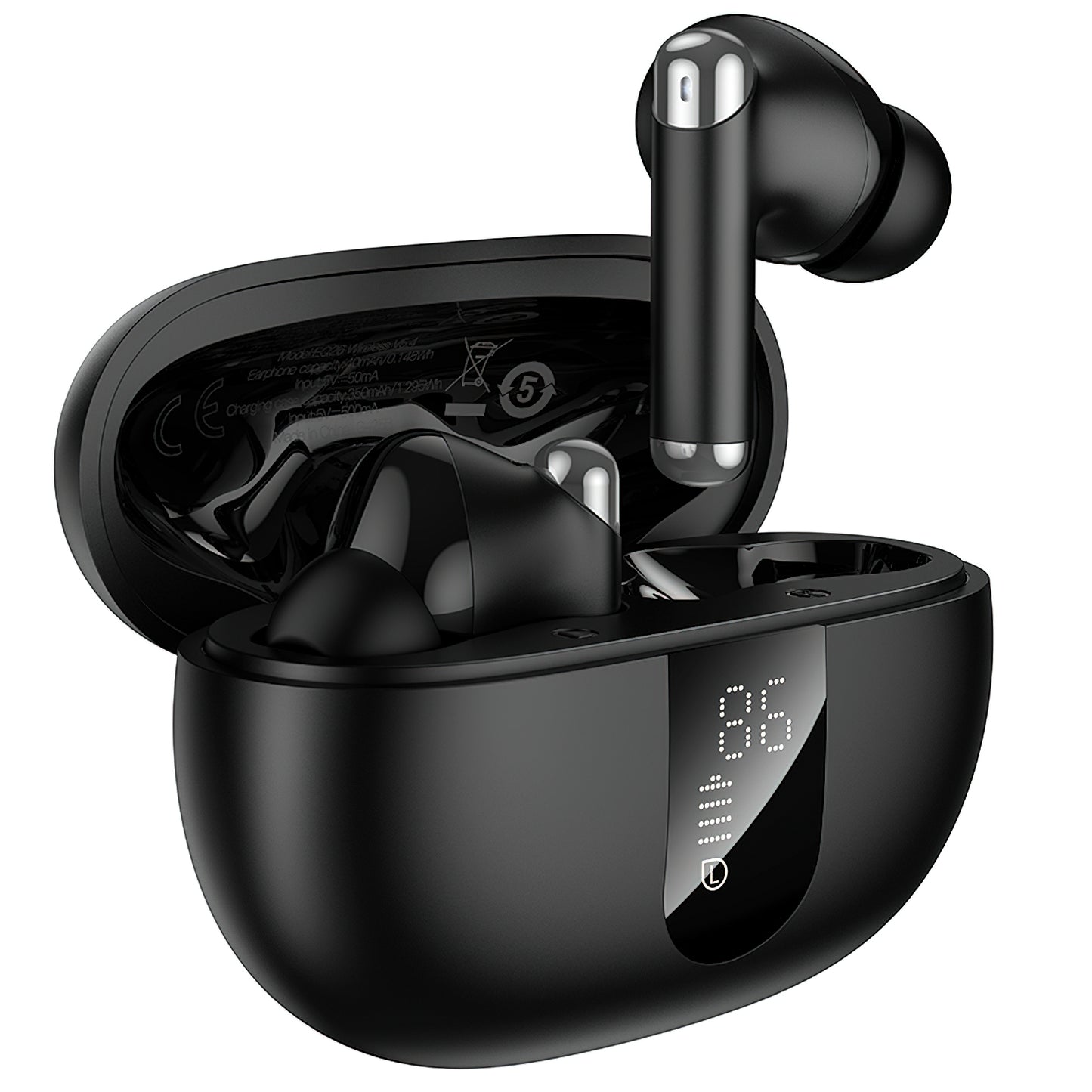 Handsfree Bluetooth HOCO EQ26, TWS, ANC, Μαύρο
