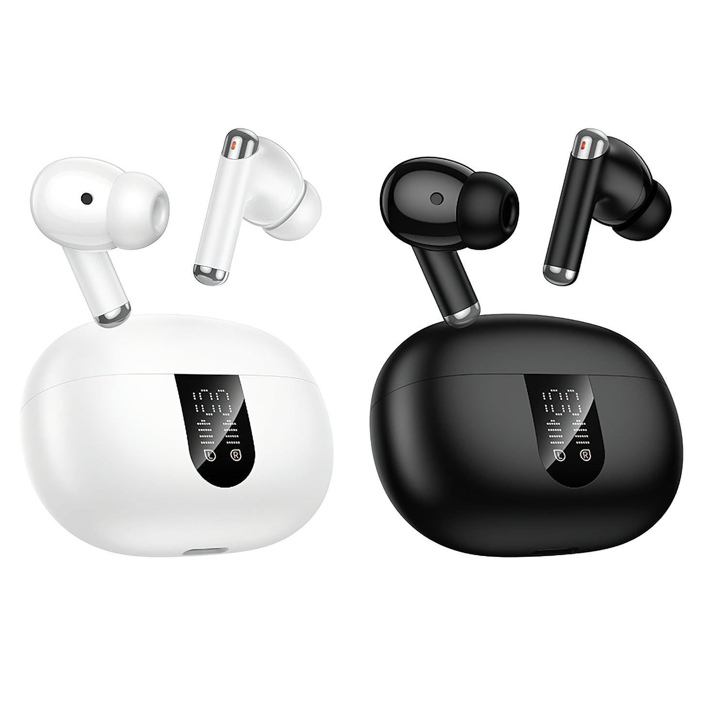 Handsfree Bluetooth HOCO EQ26, TWS, ANC, Λευκό