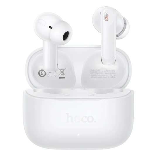 Handsfree Bluetooth HOCO EQ30, TWS, Λευκό