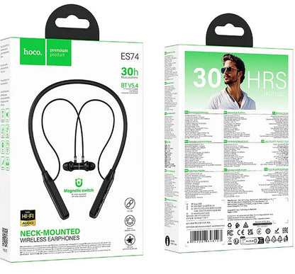 Handsfree Bluetooth HOCO ES74, A2DP, Μαύρο
