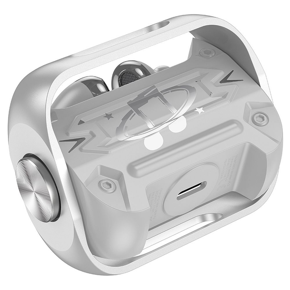 Handsfree Bluetooth HOCO EW55, TWS, Ασημί