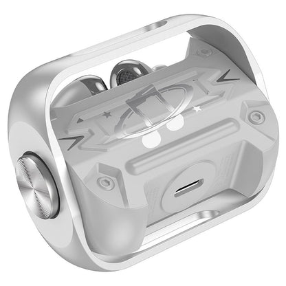 Handsfree Bluetooth HOCO EW55, TWS, Ασημί
