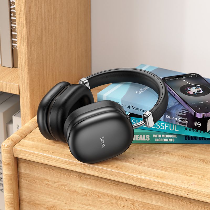 Handsfree Bluetooth HOCO W35 Max, A2DP, ANC, Μαύρο