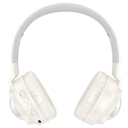 Handsfree Bluetooth HOCO W50 Kids Cute Cat, A2DP, Λευκό