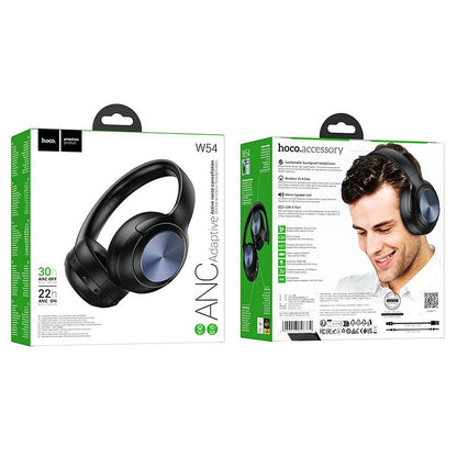 Handsfree Bluetooth HOCO W54, A2DP, ANC, Μαύρο