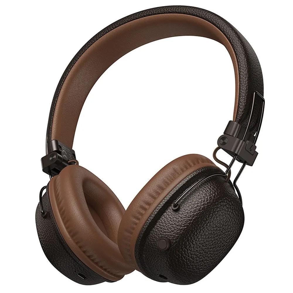 Handsfree Bluetooth HOCO W64, A2DP, Καφέ