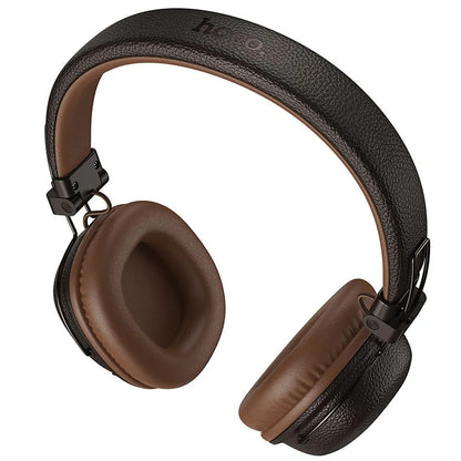 Handsfree Bluetooth HOCO W64, A2DP, Καφέ