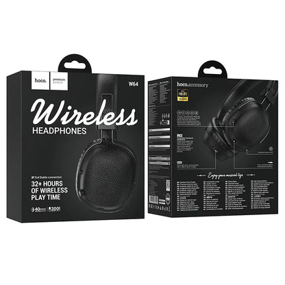 Handsfree Bluetooth HOCO W64, A2DP, Μαύρο
