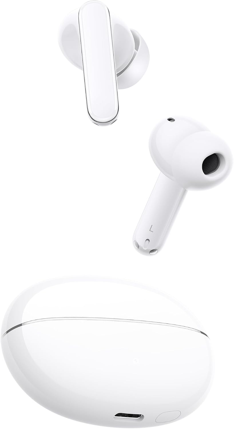 Handsfree Bluetooth Honor Choice X8i, TWS, ANC, MultiPoint, Λευκό 5504AEDS
