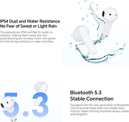 Handsfree Bluetooth Honor Choice X7e, TWS, ANC, Λευκό 5504ABHF