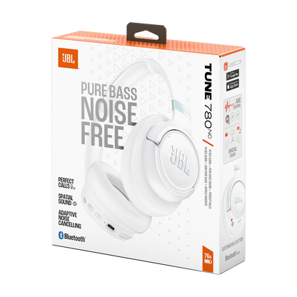 Handsfree Bluetooth JBL Tune 780NC, MultiPoint, A2DP, ANC, White JBLT780NCWHT