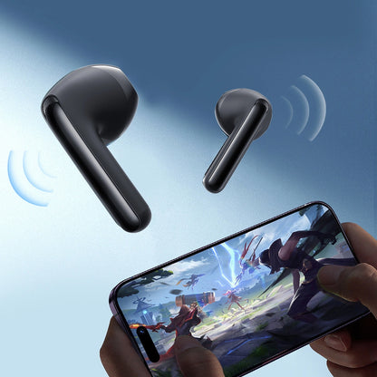 Handsfree Bluetooth Joyroom Funpods JR-FB1, TWS, ANC, Μαύρο