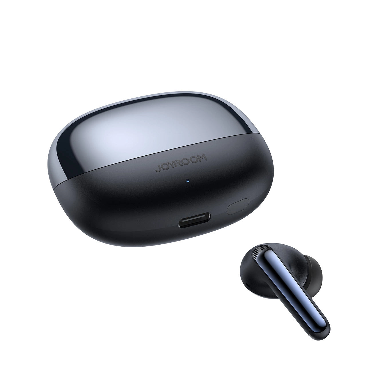 Handsfree Bluetooth Joyroom Funpods JR-FN2, TWS, ANC, Μαύρο