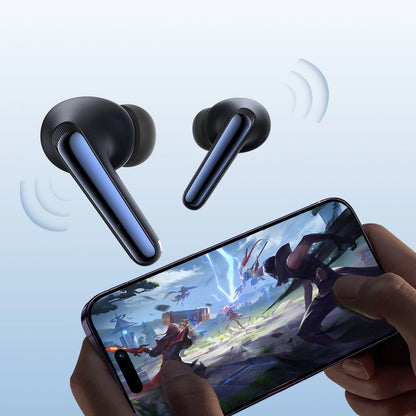 Handsfree Bluetooth Joyroom Funpods JR-FN2, TWS, ANC, Μαύρο