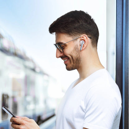 Handsfree Bluetooth Joyroom Funpods JR-FN2, TWS, ANC, Λευκό