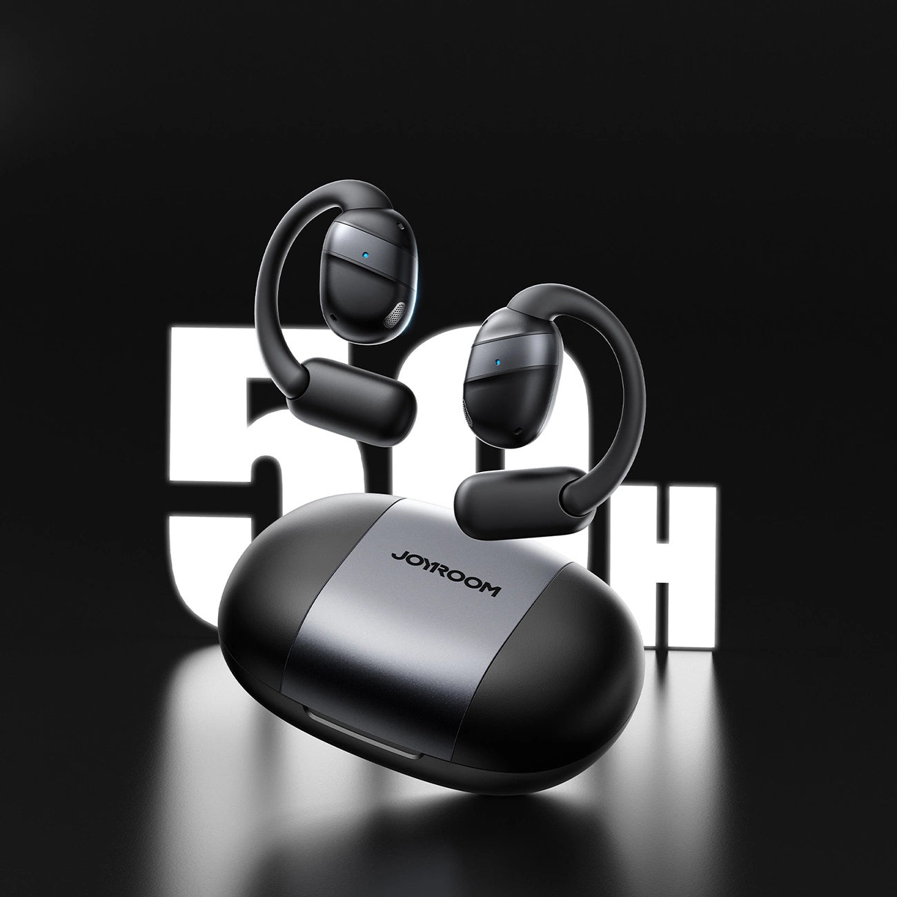 Handsfree Bluetooth Joyroom Open Ear JR-OE4, TWS, Μαύρο