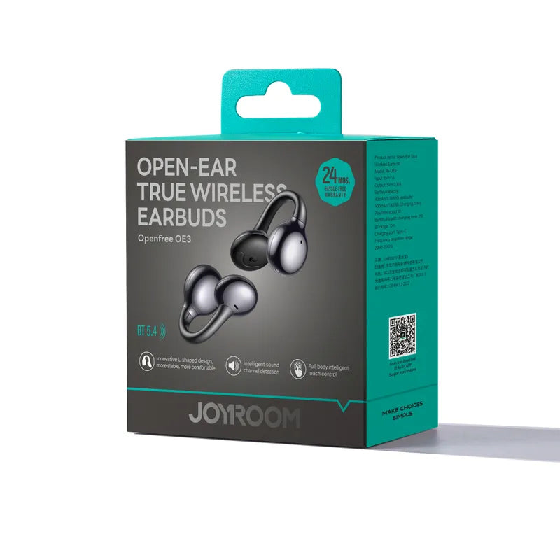 Handsfree Bluetooth Joyroom Openfree JR-OE3, TWS, Μαύρο
