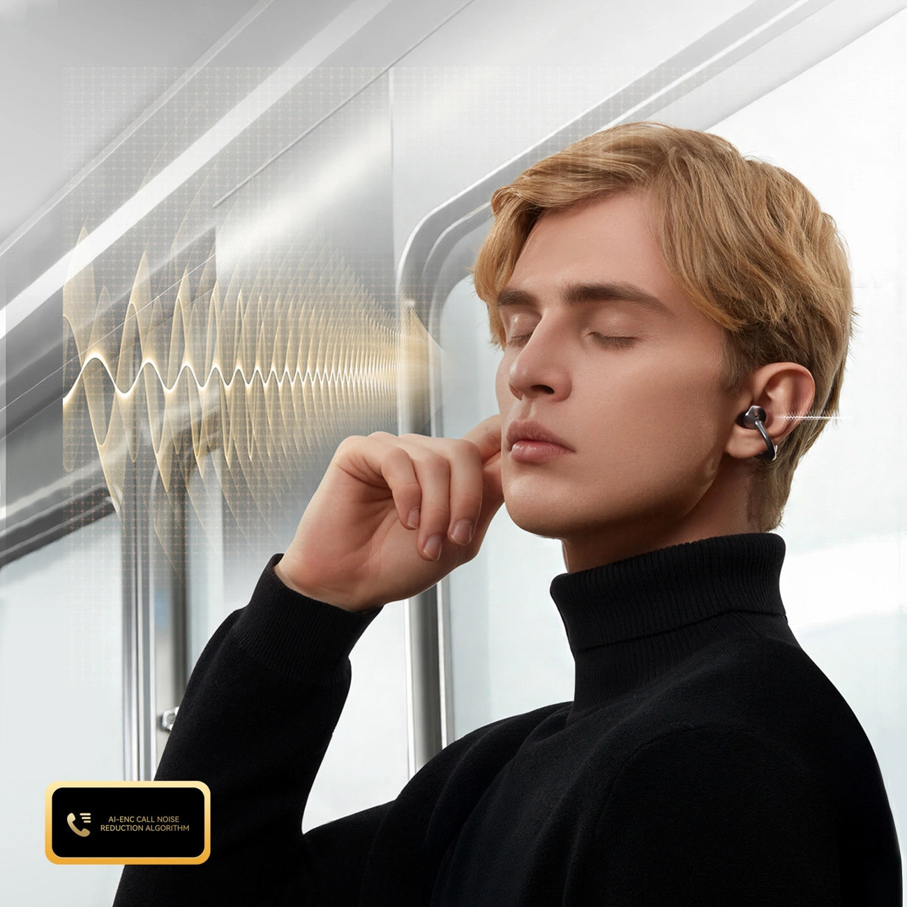 Handsfree Bluetooth Joyroom Openfree JR-OE3, TWS, Μαύρο