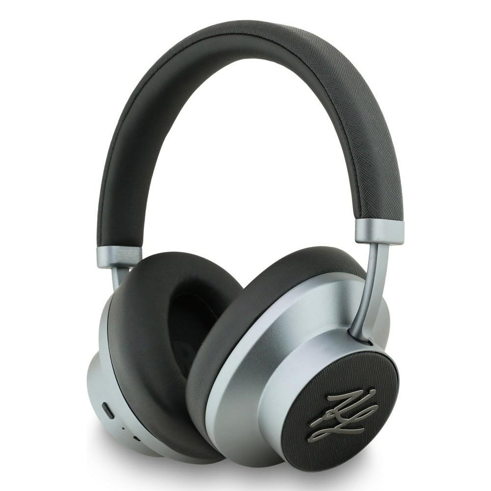 Handsfree Bluetooth Karl Lagerfeld Grained Initials, A2DP, ANC, Μαύρο
