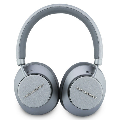 Handsfree Bluetooth Karl Lagerfeld Saffiano Elongated, A2DP, ANC, Γκρι