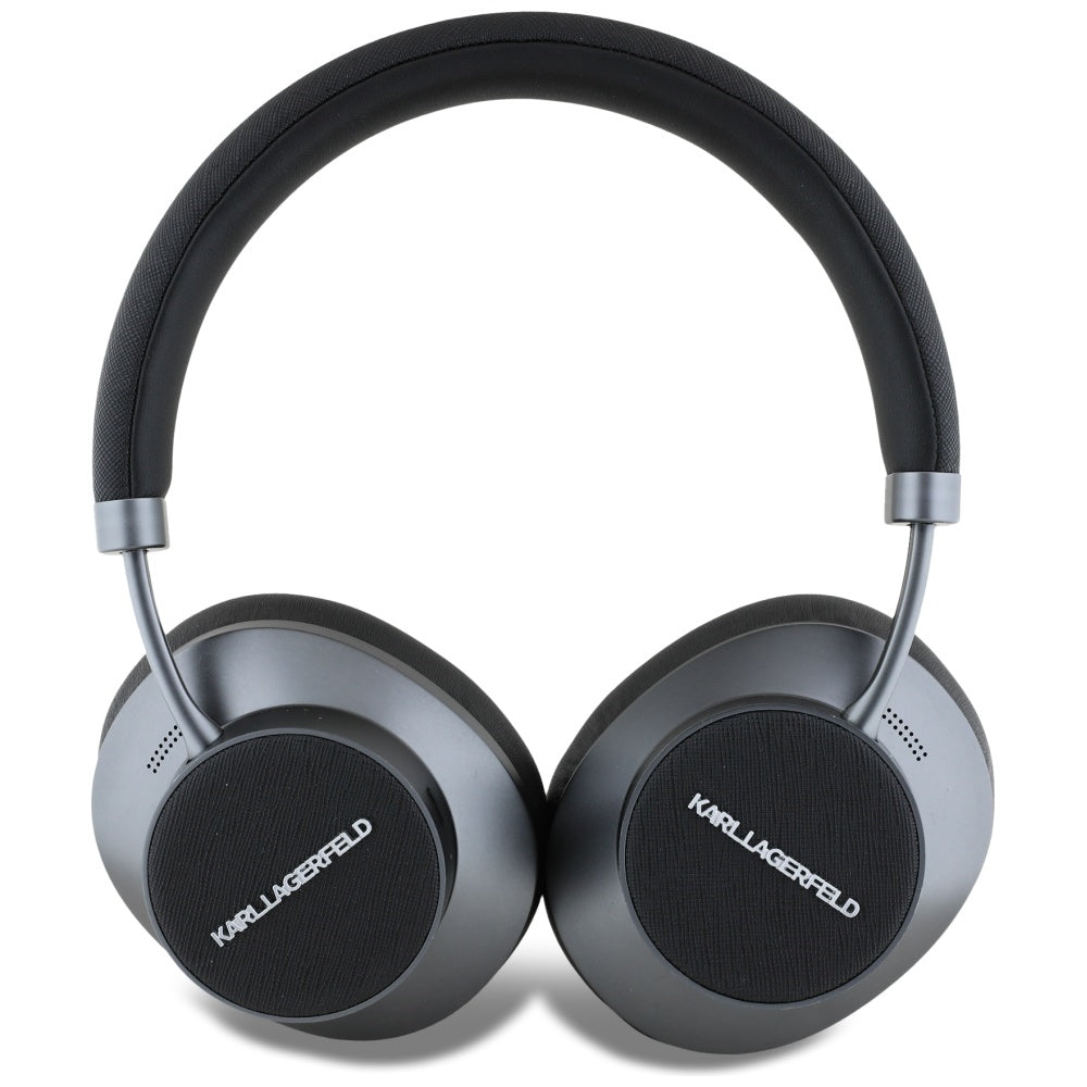 Handsfree Bluetooth Karl Lagerfeld Saffiano Elongated, A2DP, ANC, Μαύρο