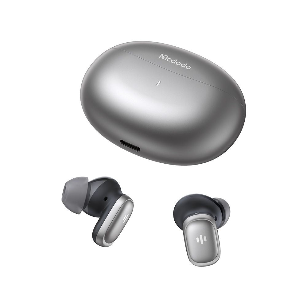 Handsfree Bluetooth McDodo HP-8221 Speak A01, TWS, ANC, Ασημί