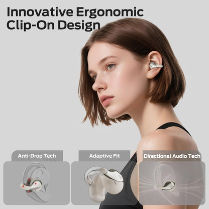 Ασύρματα ακουστικά Bluetooth Monster AC225, TWS, Ανοιχτό Κρεμ