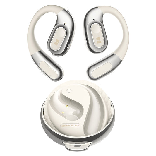 Handsfree Bluetooth Monster AC330 AI Μετάφραση, TWS, Λευκό