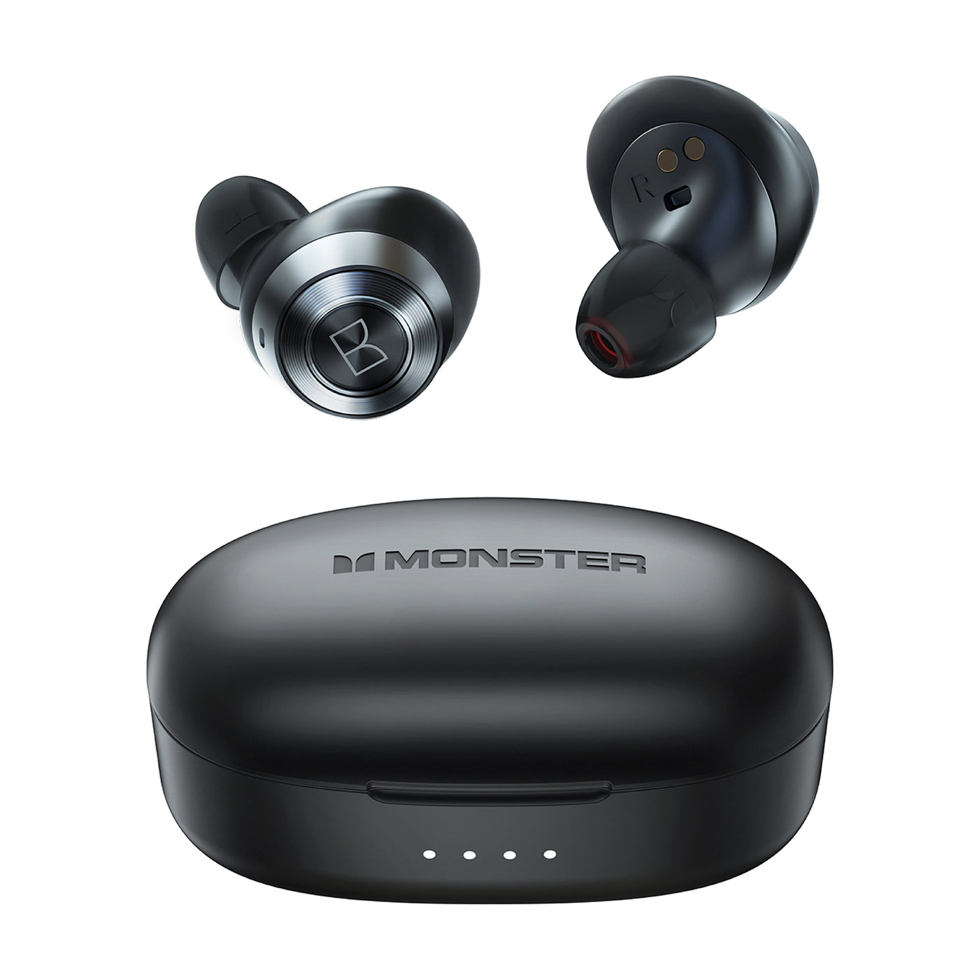 Ασύρματα ακουστικά Bluetooth Monster Achieve 100 AirLinks, TWS, Μαύρο