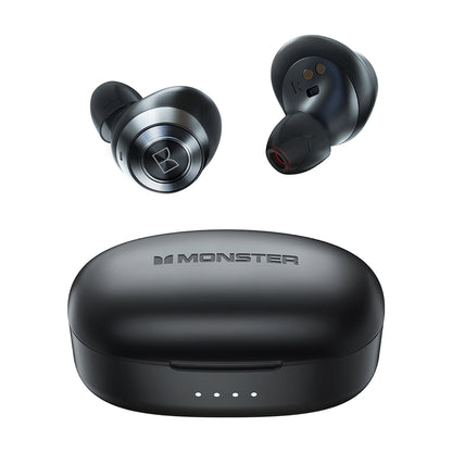 Ασύρματα ακουστικά Bluetooth Monster Achieve 100 AirLinks, TWS, Μαύρο