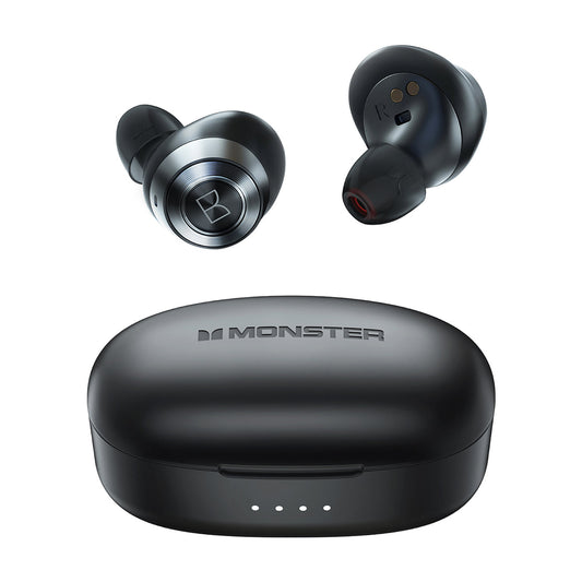 Ασύρματα ακουστικά Bluetooth Monster Achieve 100 AirLinks, TWS, Μαύρο