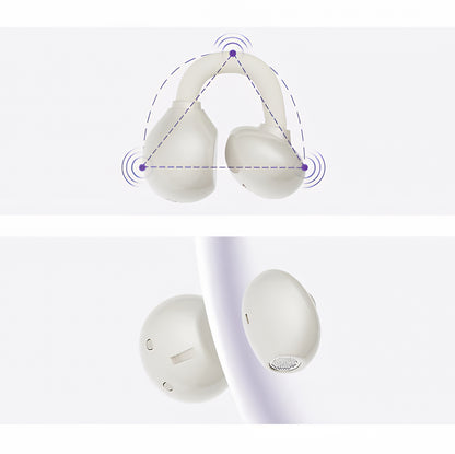 Ασύρματα ακουστικά Bluetooth Monster AirClip AC200, TWS, Ανοιχτό Κρεμ