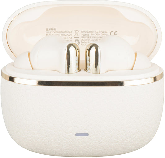Ασύρματα ακουστικά Bluetooth Monster Clarity 200, TWS, ANC, Ανοιχτό Κρεμ