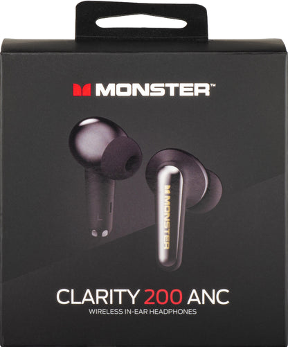Ασύρματα ακουστικά Bluetooth Monster Clarity 200, TWS, ANC, Ανοιχτό Κρεμ