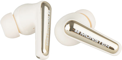 Ασύρματα ακουστικά Bluetooth Monster Clarity 200, TWS, ANC, Ανοιχτό Κρεμ