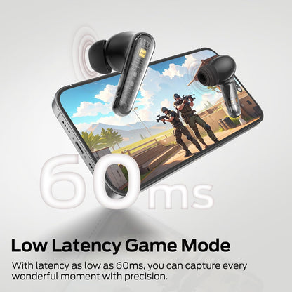 Ασύρματα ακουστικά Bluetooth Monster Clarity 200, TWS, ANC, Μαύρο