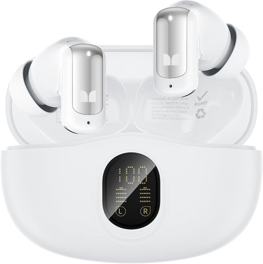 Ασύρματα ακουστικά Bluetooth Monster N-Lite 217, TWS, Λευκό