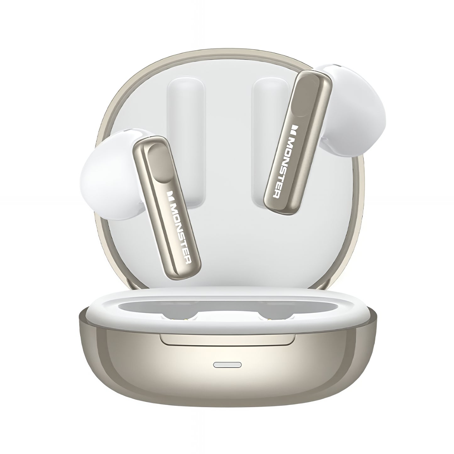 Ασύρματα ακουστικά Bluetooth Monster N-Lite 209, TWS, Ασημί