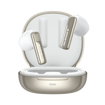 Ασύρματα ακουστικά Bluetooth Monster N-Lite 209, TWS, Ασημί