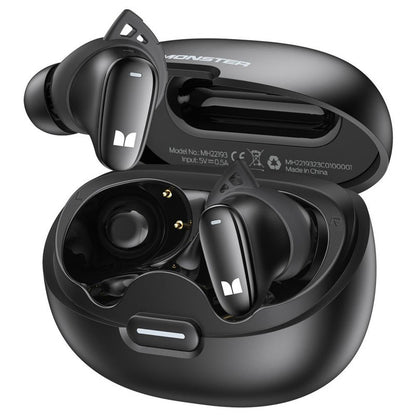 Handsfree Bluetooth Monster N-Lite 206, TWS, Μαύρο