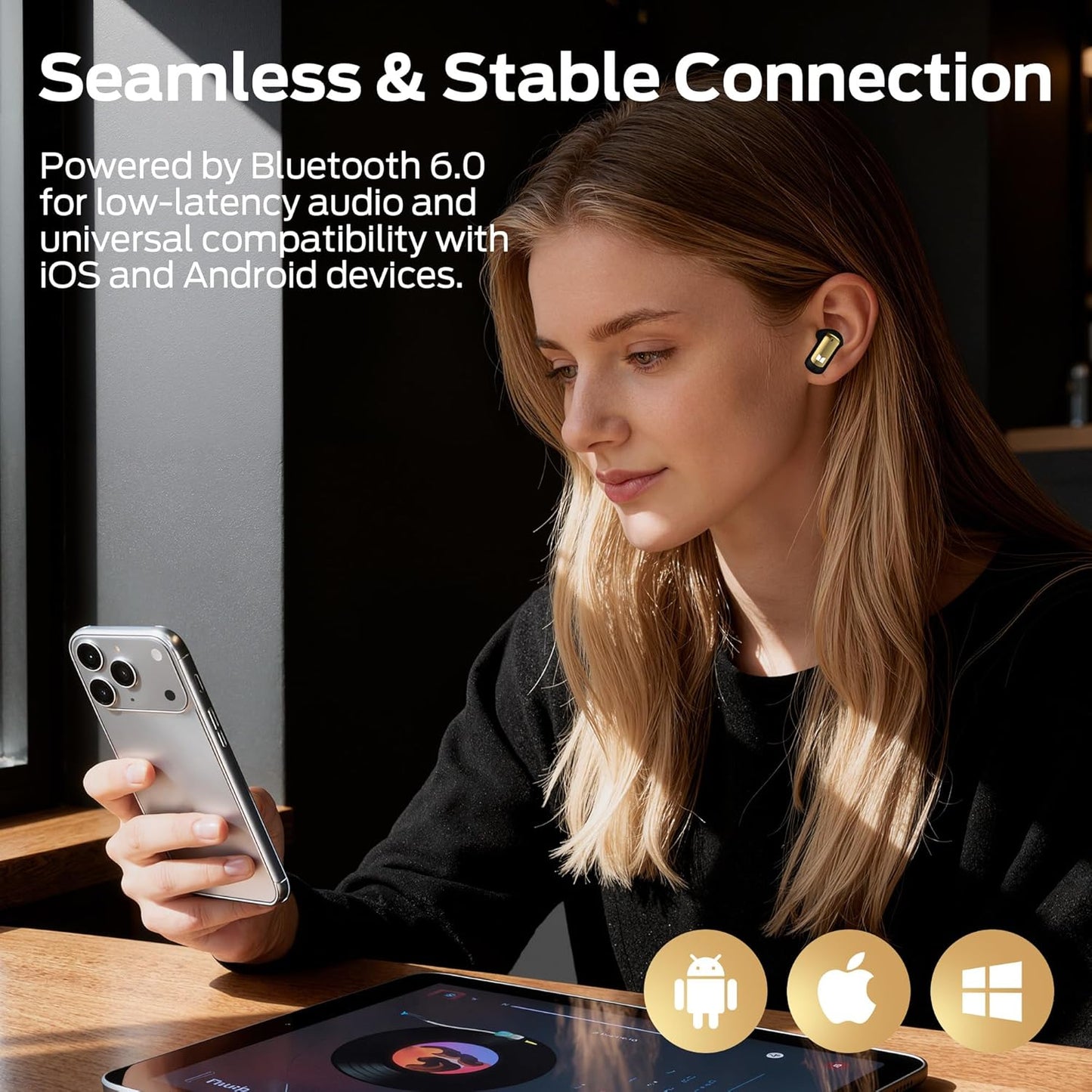 Bluetooth Handsfree Monster N-Lite 217, TWS, Black