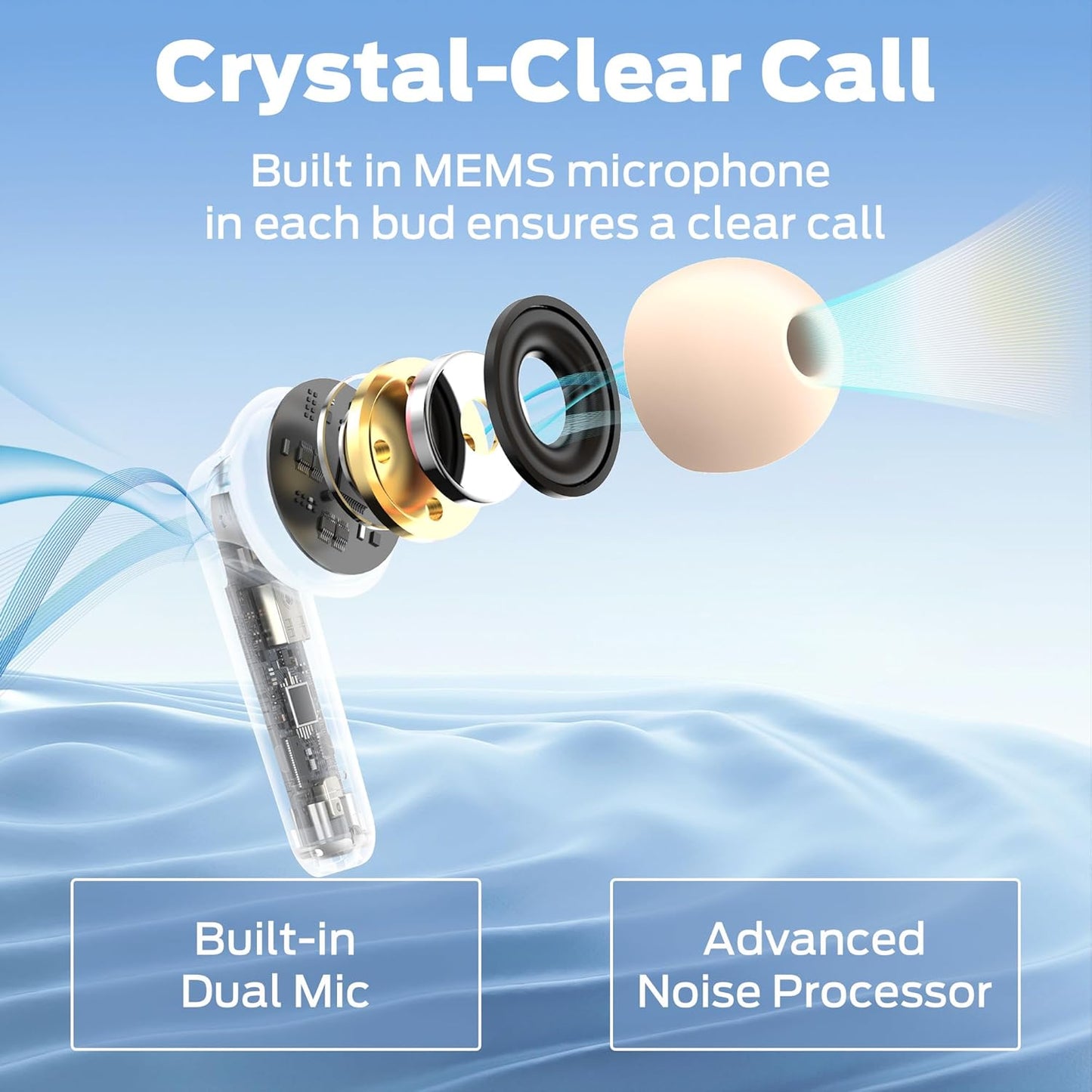 Ασύρματα ακουστικά Bluetooth Monster N-Lite 203 AirLinks, TWS, Χρυσό