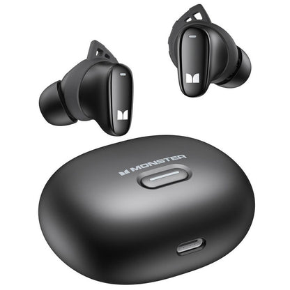Handsfree Bluetooth Monster N-Lite 206, TWS, Μαύρο