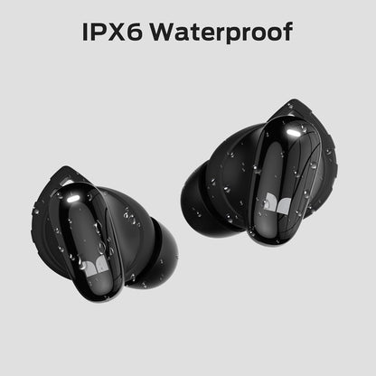 Handsfree Bluetooth Monster N-Lite 206, TWS, Μαύρο
