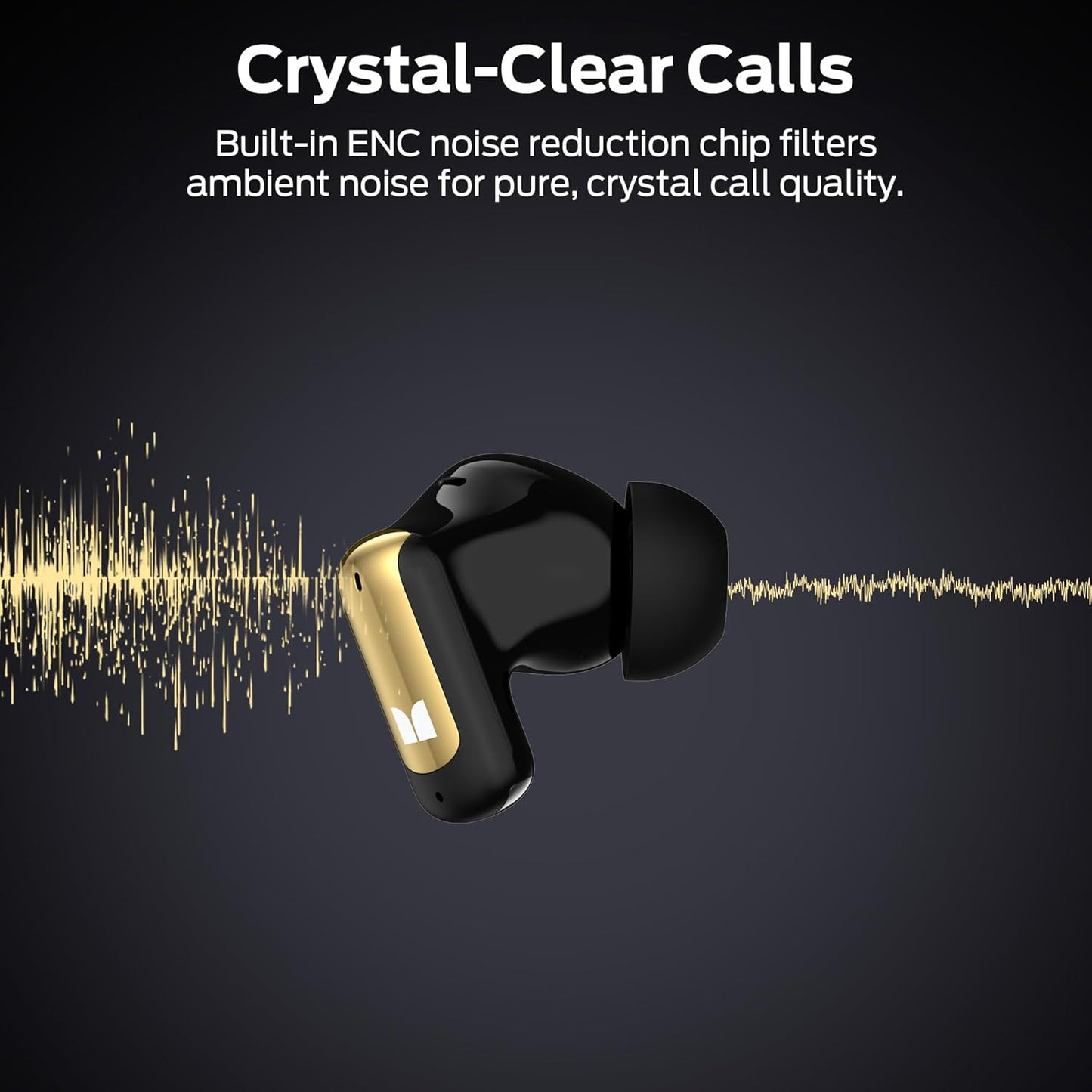 Ασύρματα ακουστικά Bluetooth Monster N-Lite 217, TWS, Μαύρο
